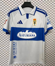 Oviedo 26/27 White/Blue Away Jersey