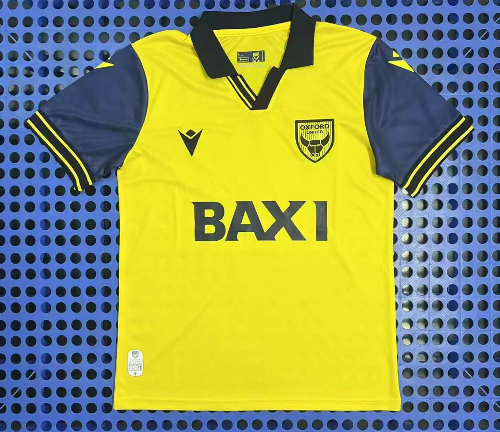Oxford United 25/26 Yellow/Blue Home Jersey