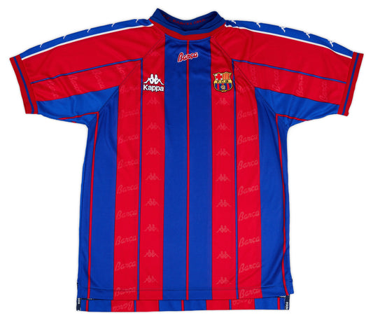 FC Barcelona 1997/98 Vintage Retro Home Jersey