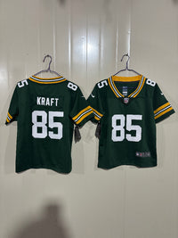 Packer 25/26 Kraft #85 Green/White Kids NFL Jersey