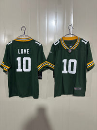 Packer 25/26 Love #10 Green/White Kids NFL Jersey