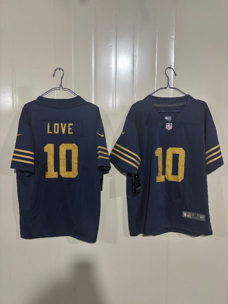 Packer 25/26 Love #10 Navy Kids NFL Jersey
