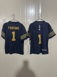 Packer 25/26 Parsons #1 Navy Kids NFL Jersey