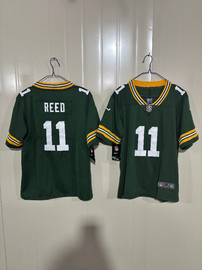 Packer 25/26 Reed #11 Green/White Kids NFL Jersey