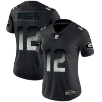 Packers 2021/22 Rodgers #12 Black Women NFL Jersey