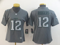 Packers 2021/22 Rodgers #12 Gray Women NFL Jersey