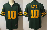 Packers 25/26 Love #10 Green/Orange NFL Game Jersey