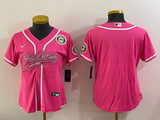 Packers 25/26 Parsons Pink Women Baseball Style Jersey