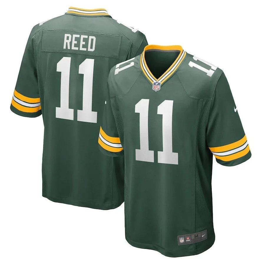 Packers 25/26 Reed #11 Green/White NFL Game Jersey