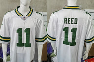 Packers 25/26 Reed #11 White/Green NFL Game Jersey