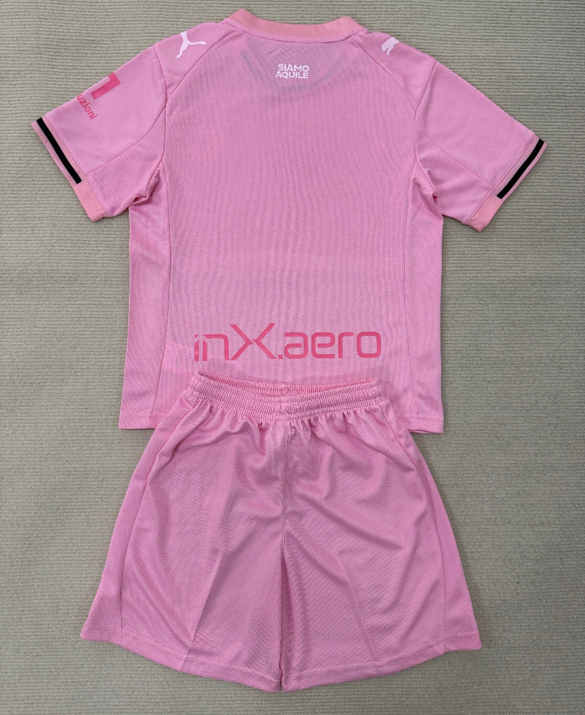 Palermo 25/26 Pink Home Kids Jersey Set