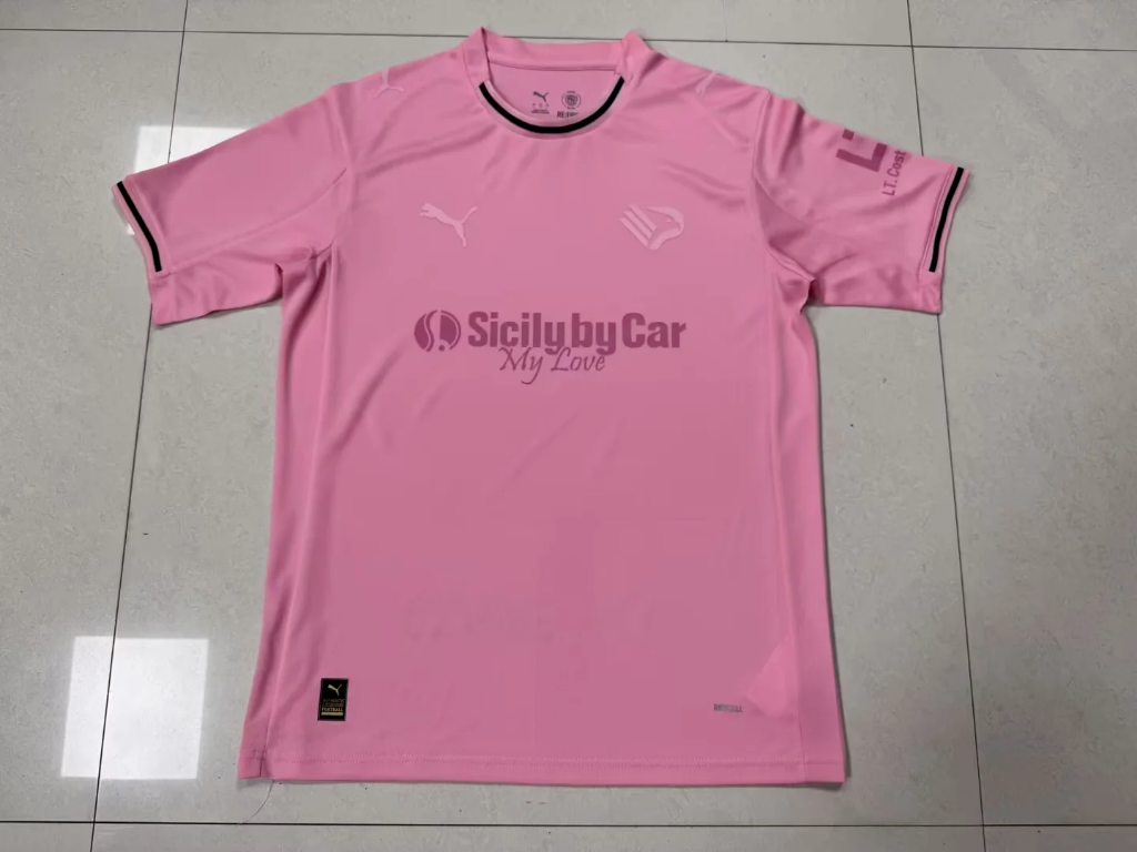 Palermo 25/26 Pink Home with Sponsor Jersey