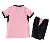 Palermo 26/27 Light Pink/Black Home Kids Jersey Set