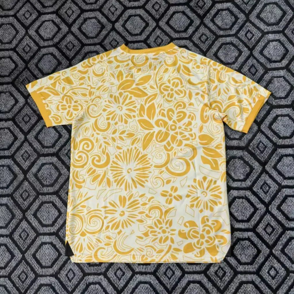 Palestine 25/26 Yellow/White Floral Pattern Jersey