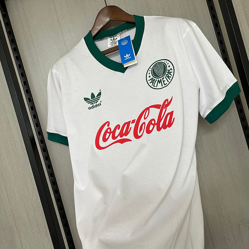 Palmeiras 1989 Retro White Away Jersey