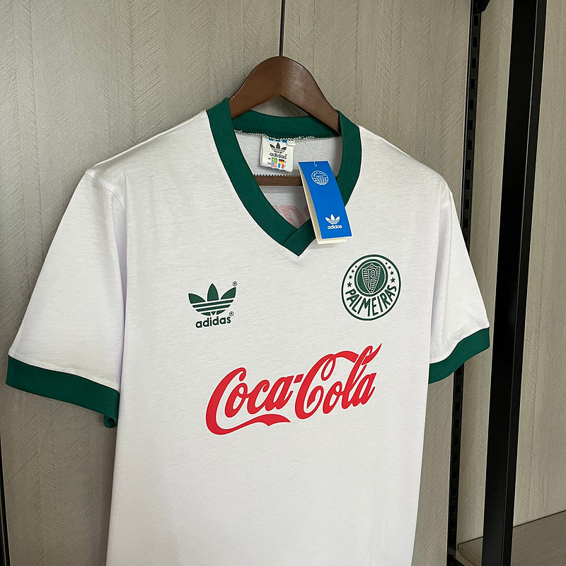 Palmeiras 1989 Retro White Away Jersey