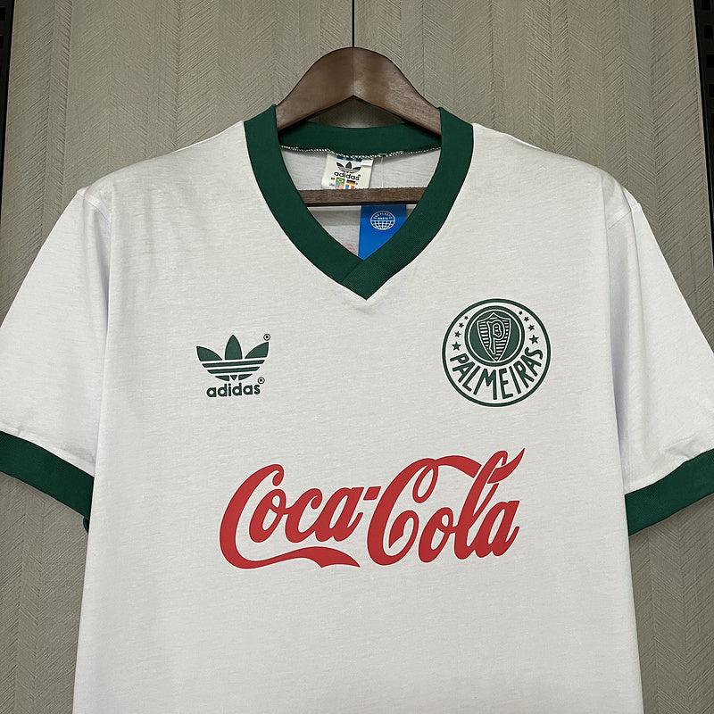 Palmeiras 1989 Retro White Away Jersey