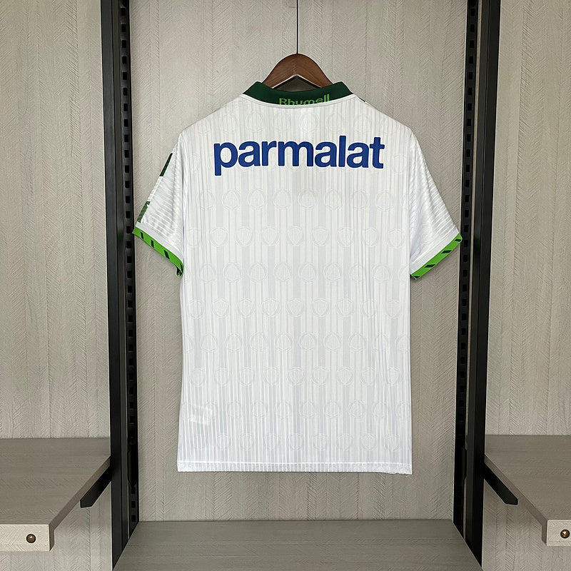 Palmeiras 1996 Retro Green White Stripe Away Jersey