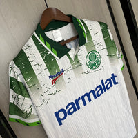 Palmeiras 1996 Retro Green White Stripe Away Jersey