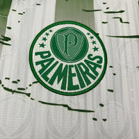 Palmeiras 1996 Retro Green White Stripe Away Jersey