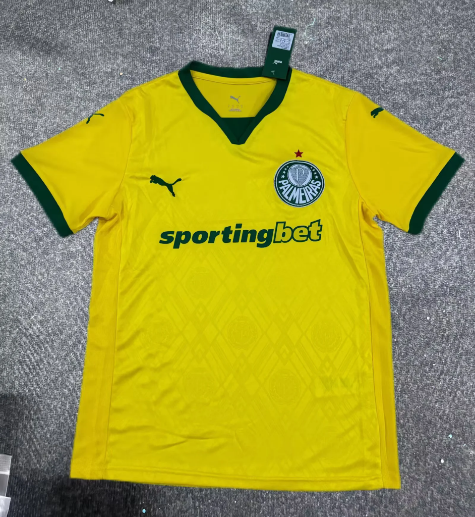 Palmeiras 25/26 Yellow/Green Third Away Jersey