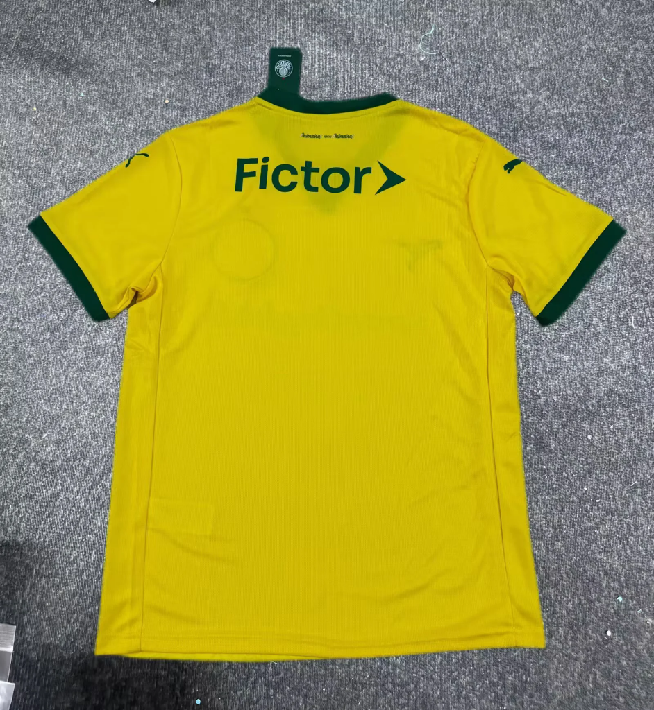 Palmeiras 25/26 Yellow/Green Third Away Jersey