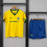 Palmeiras 25/26 Yellow/Green Third Away Kids Jersey Set