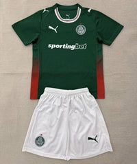 Palmeiras 26/27 Green/White Home Kids Jersey Set