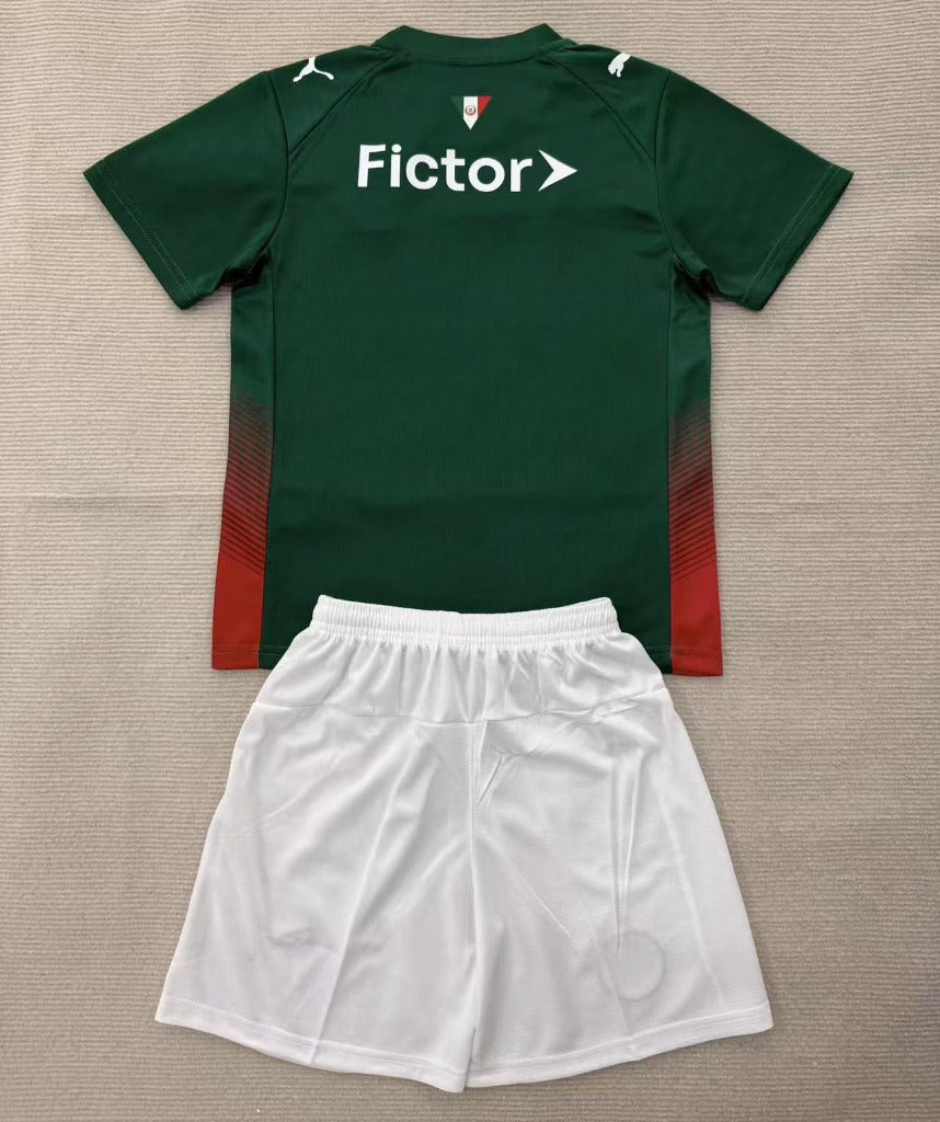 Palmeiras 26/27 Green/White Home Kids Jersey Set