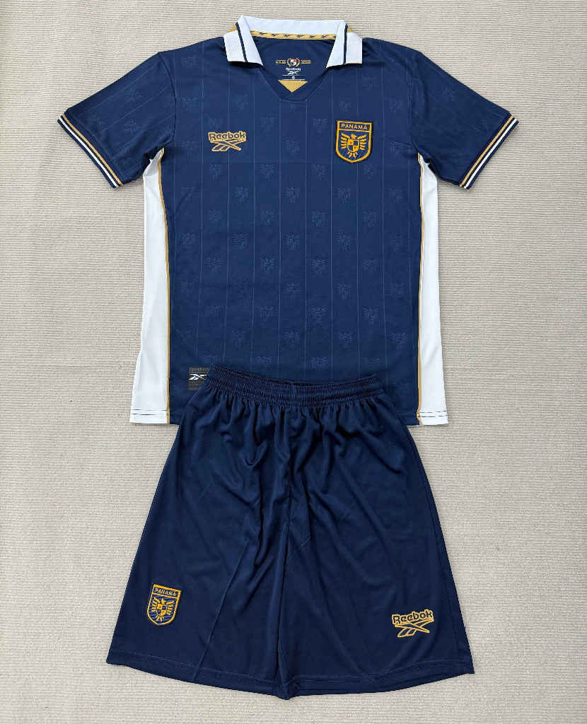Panama 2026 Navy/White/Yellow Third Kids Jersey