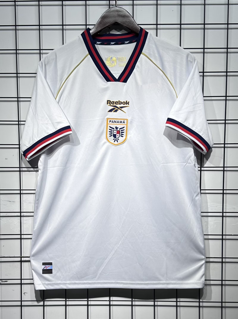 Panama 2026 White/Navy/Red Trim Away Jersey