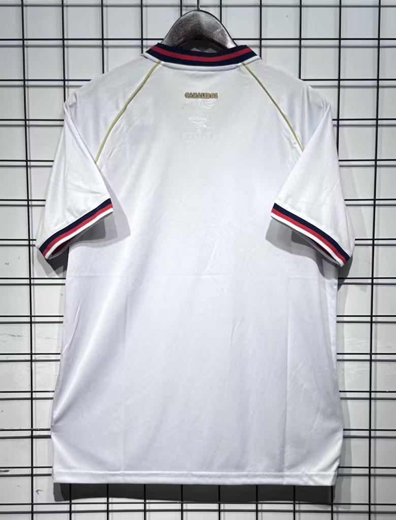 Panama 2026 White/Navy/Red Trim Away Jersey
