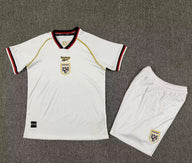 Panama 2026 White/Navy/Red Trim Away Kids Jersey Set