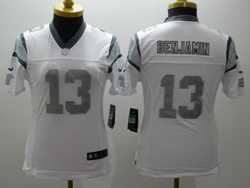 Panthers 2021/22 Benjamin #13 White/Gray Women NFL Jersey