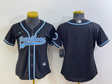 Panthers 2021/22 Navy Classics Women NFL Baseball Style Jersey