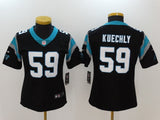 Panthers 2022/23 Kuechly #59 Black/Blue Women NFL Jersey