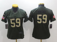 Panthers 2022/23 Kuechly #59 Green/Camo Print Women NFL Jersey