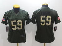 Panthers 2022/23 Kuechly #59 Green/Camo Print Women NFL Jersey