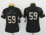 Panthers 2022/23 Kuechly #59 Khaki/Camo Print Women NFL Jersey