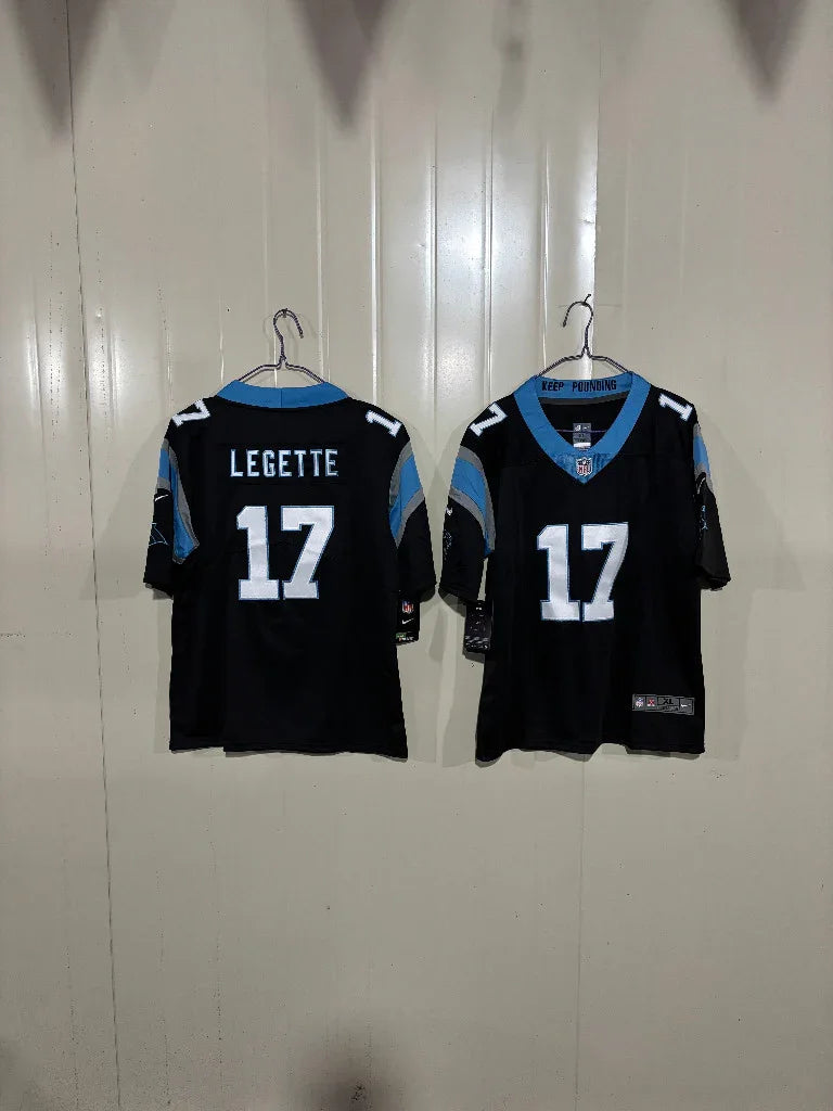 Panthers 25/26 Legette #17 Black Game Kids Jersey