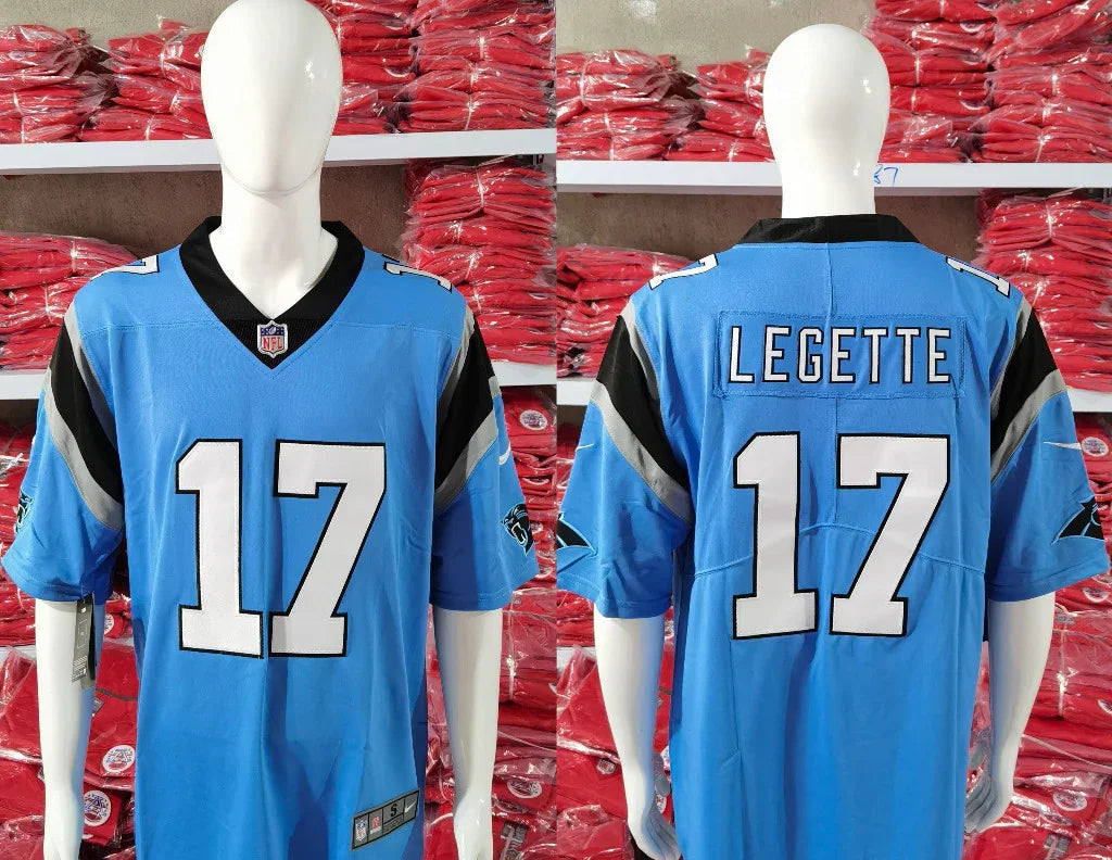Panthers 25/26 Legette #17 Blue NFL Jersey