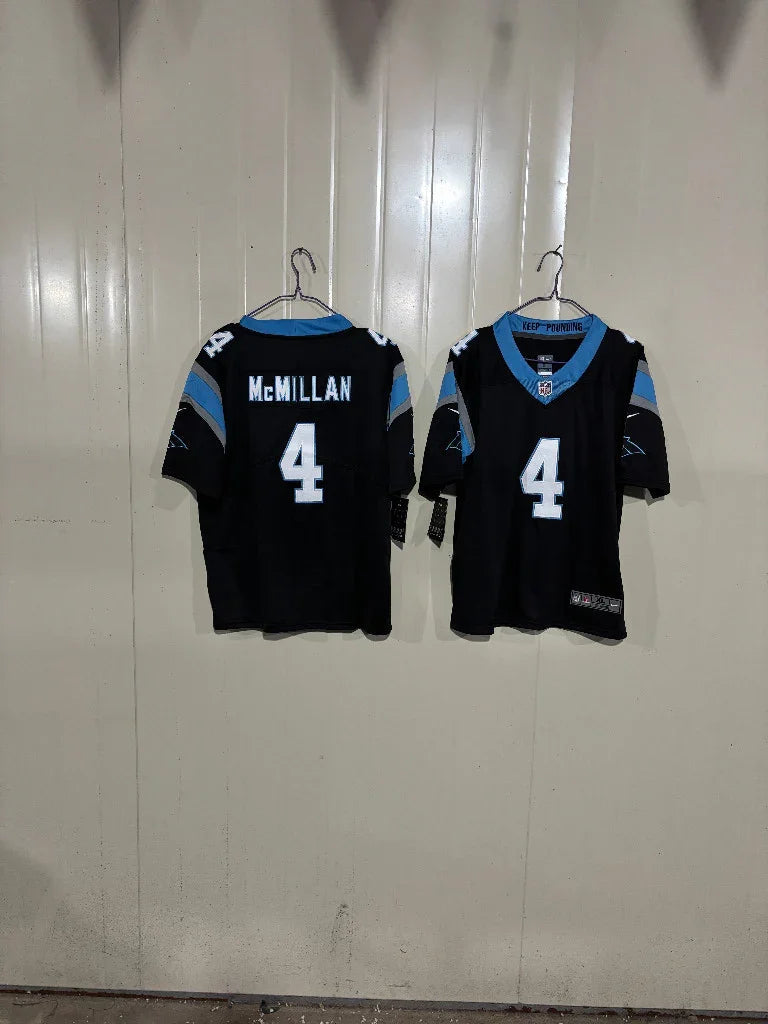 Panthers 25/26 McMillan #4 Black Game Kids Jersey