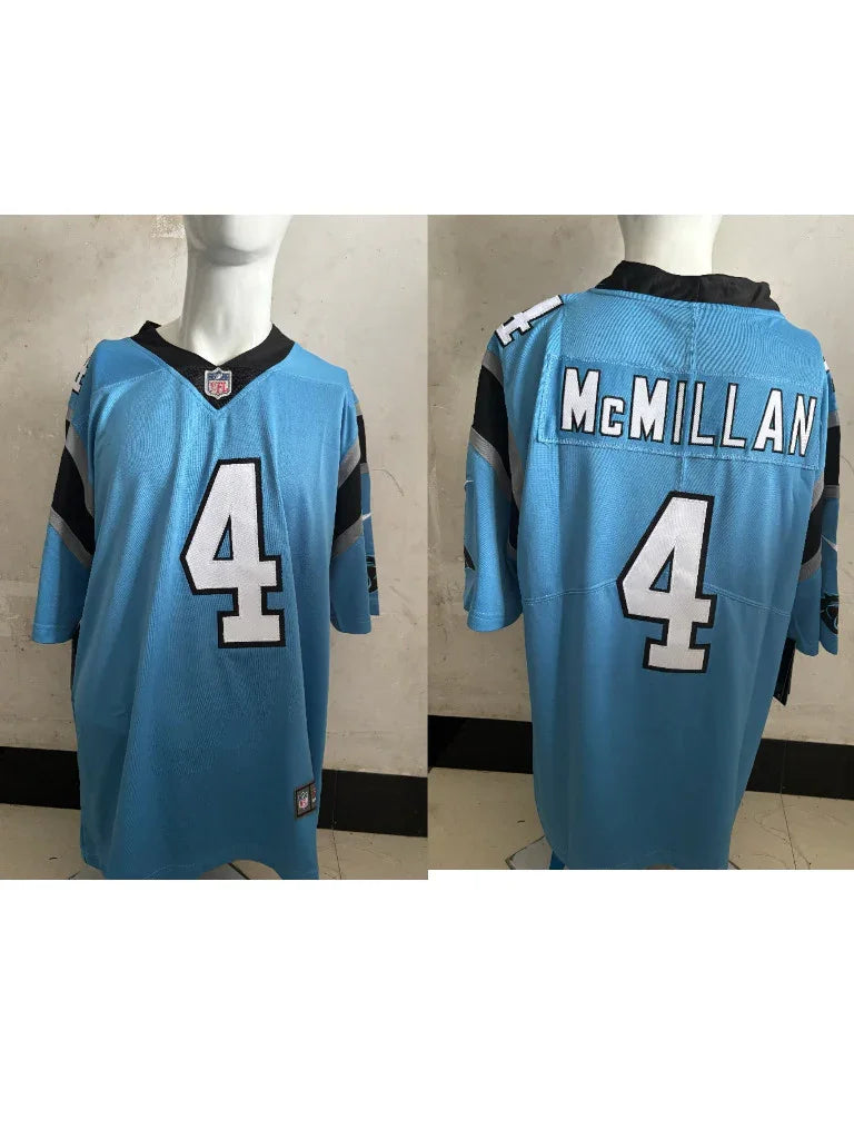 Panthers 25/26 McMillan #4 Blue NFL Jersey
