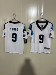 Panthers 25/26 Young #9 White Game Kids Jersey