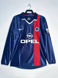 Paris 2001/02 Vintage Retro Home Long Sleeves Jersey - Concept Kits