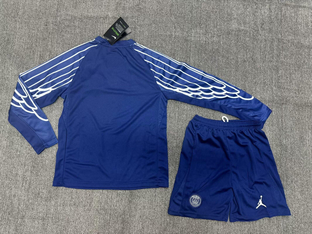 Paris 25/26 4th Kids Long Sleeve Jersey Set - Concept Kits