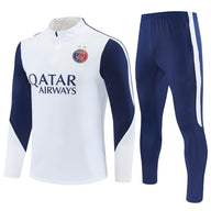 Paris 26/27 Black/Red/Blue Trim Training Tracksuit Set