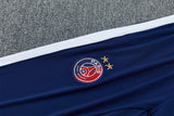 Paris 26/27 Black/Red/Blue Trim Training Tracksuit Set