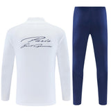 Paris 26/27 Black/Red/Blue Trim Training Tracksuit Set