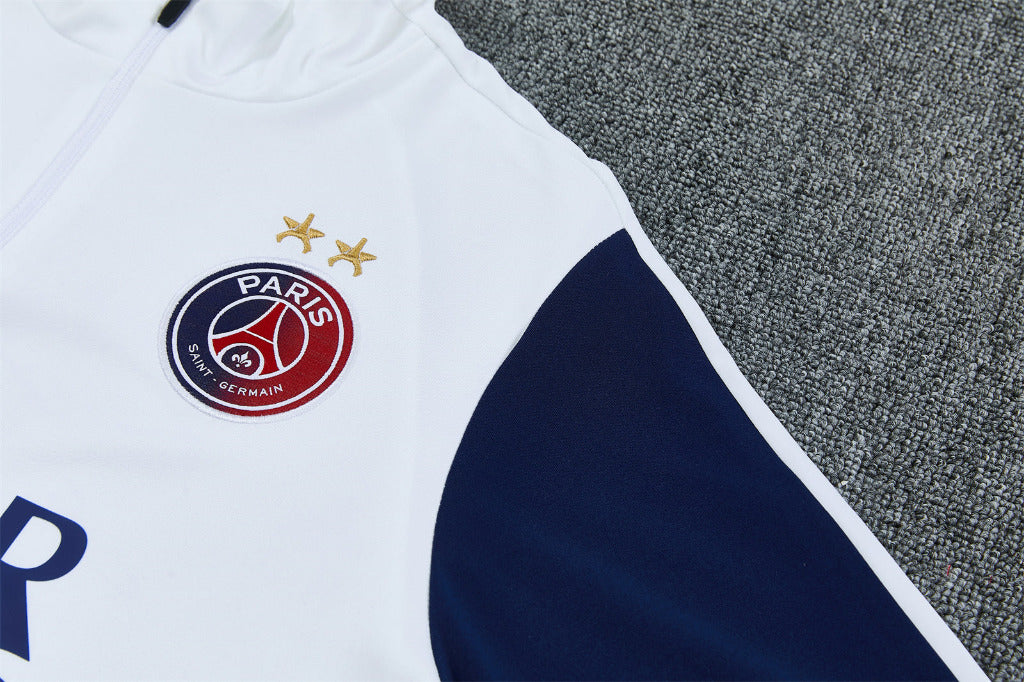 Paris 26/27 Black/Red/Blue Trim Training Tracksuit Set